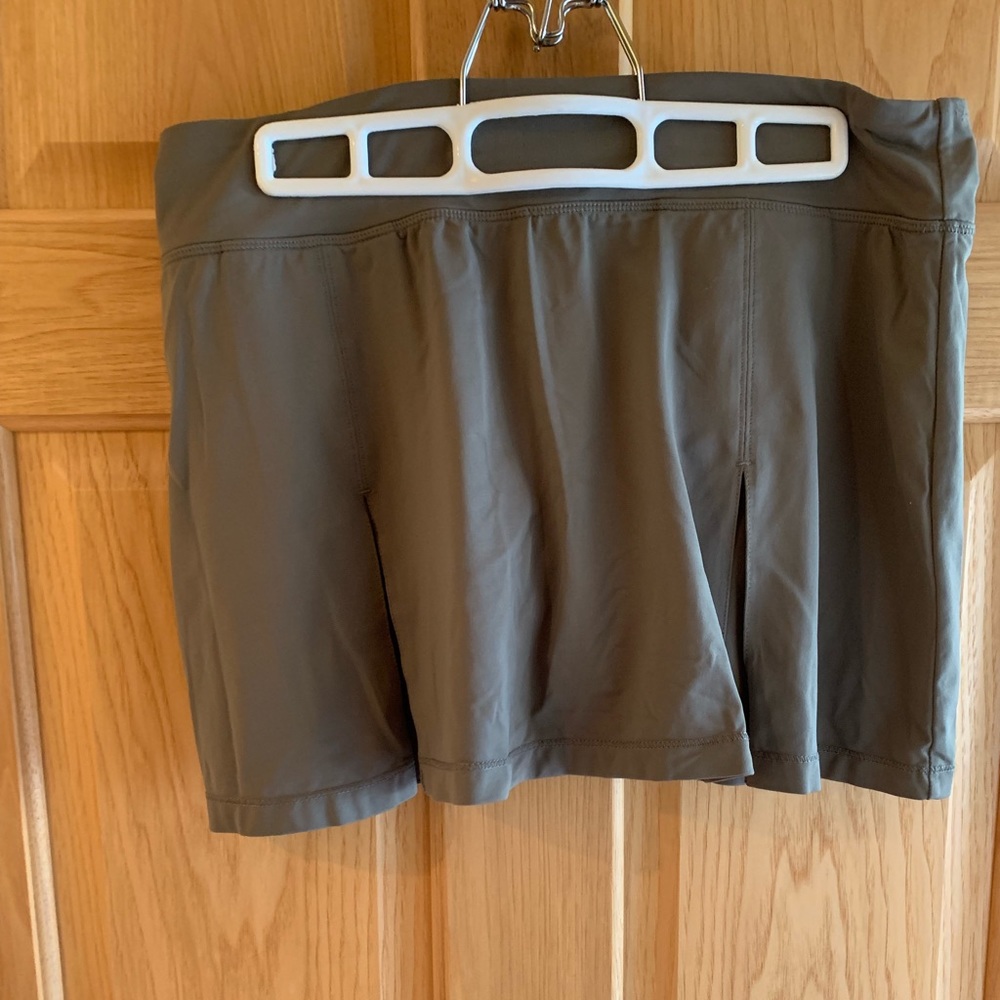 Lole Army Green Tennis Skort